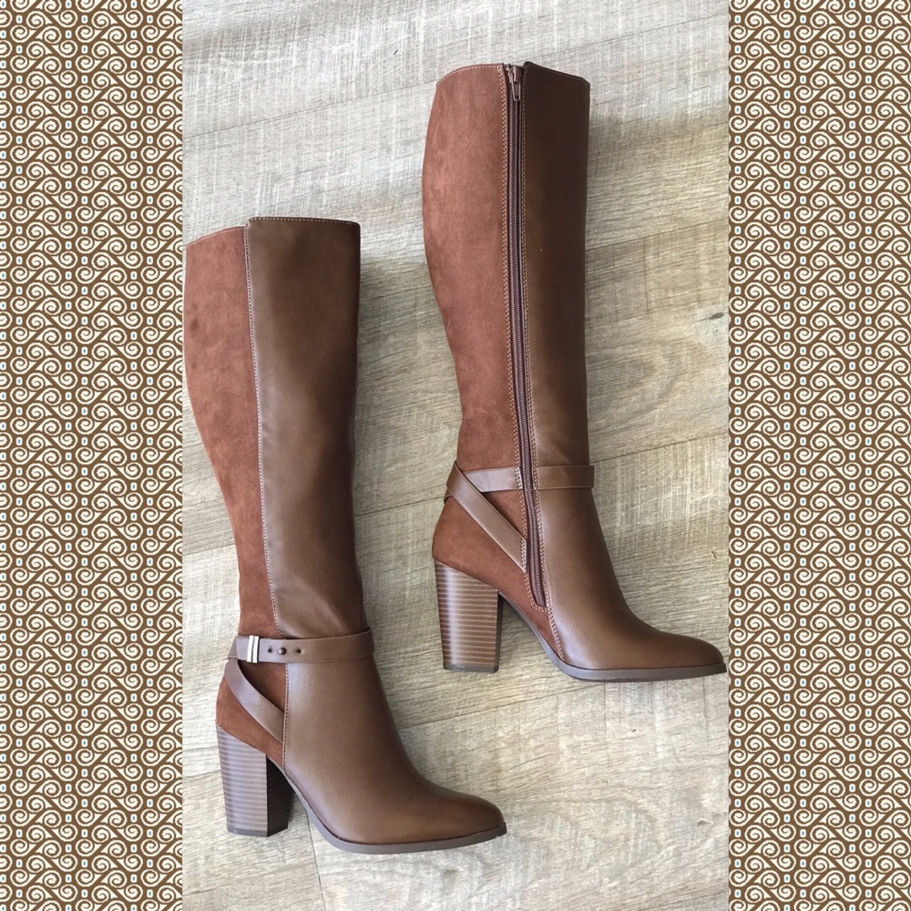 New Color! Delicious Earth Dressy Heeled Tan BOOT - Picture 8 of 8